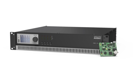 AUDAC SMQ1250, четырехканальный низкоомный усилитель